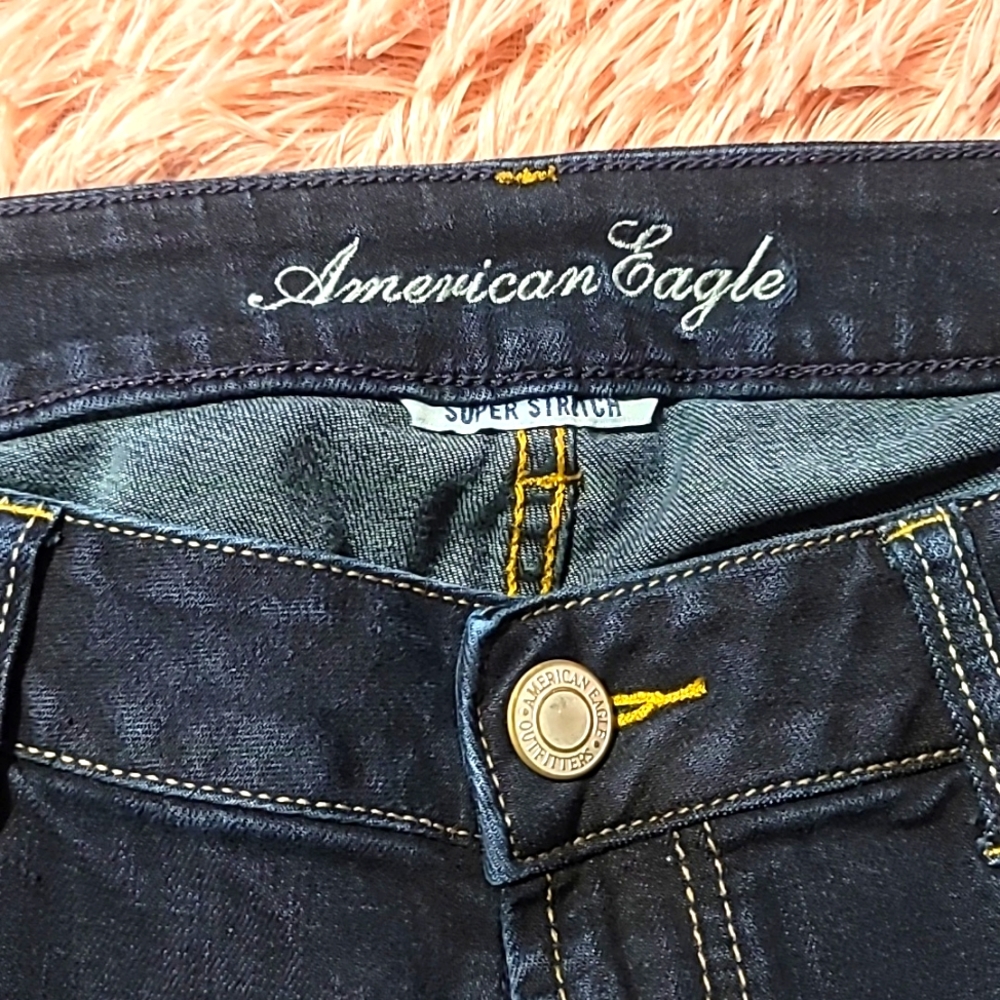 American Eagle women's jeans.  Favorite Boyfriend Jean.  Size 14 regular.